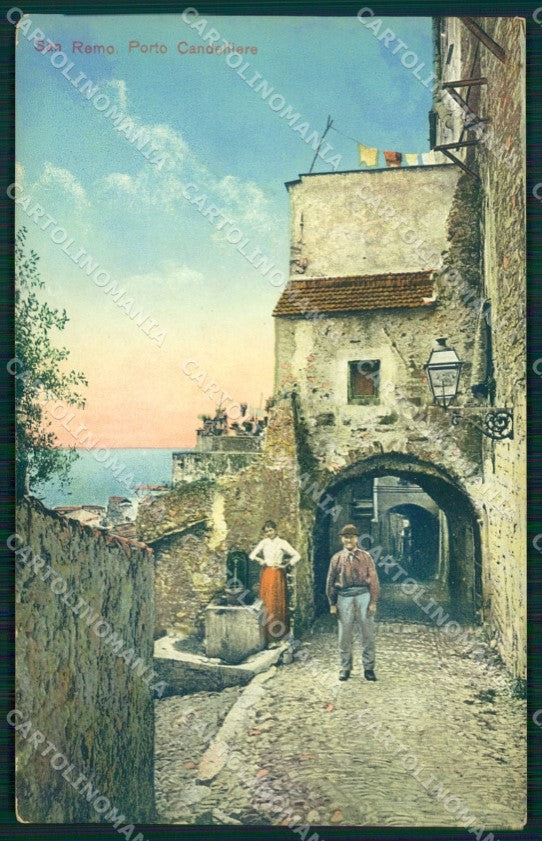 Imperia Sanremo Porta Candelieri cartolina MT3487 – fronte