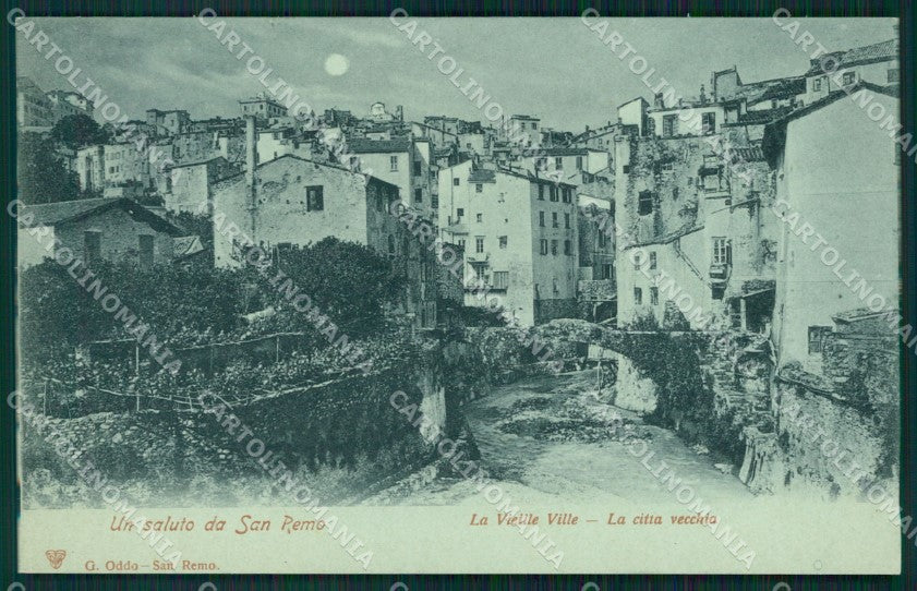 Imperia Sanremo Chiaro di Luna cartolina MT3488 – fronte