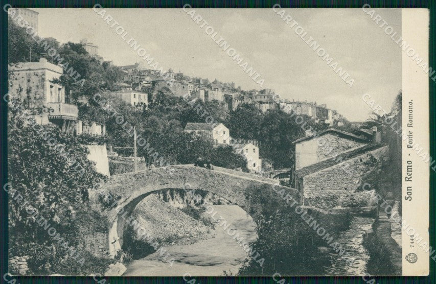 Imperia Sanremo Ponte Romano cartolina MT3491 – fronte