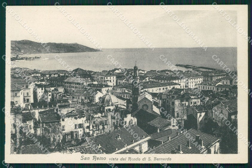 Imperia Sanremo Rondò San Bernardo cartolina MT3500 – fronte