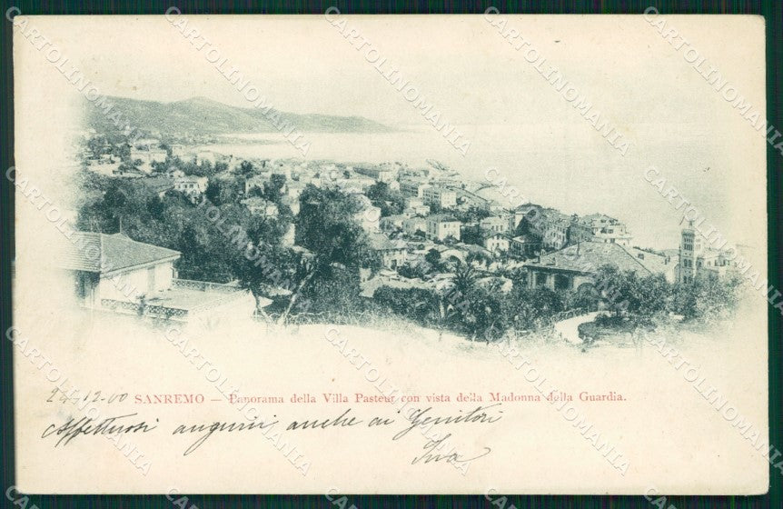 Imperia Sanremo Madonna della Guardia cartolina MT3508 – fronte