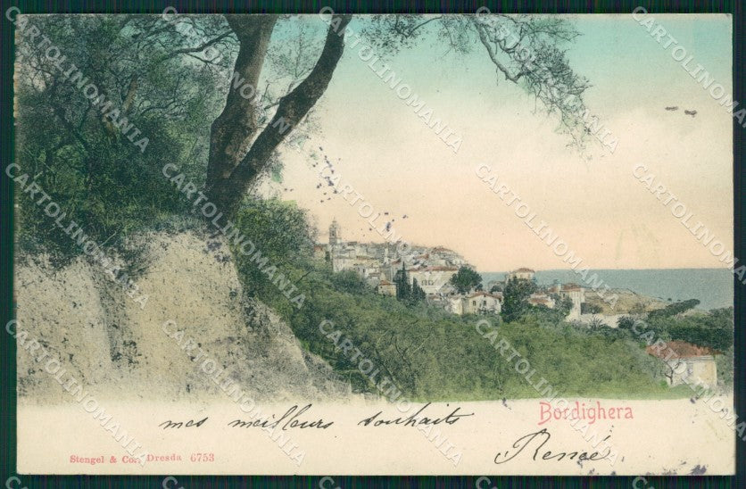 Imperia Bordighera cartolina MT3516 – fronte