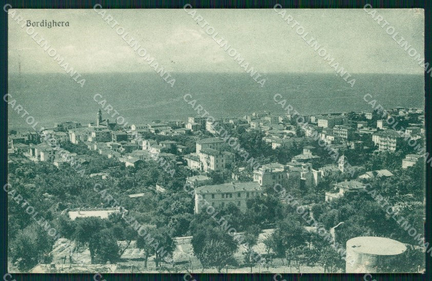 Imperia Bordighera ABRASA cartolina MT3518 – fronte