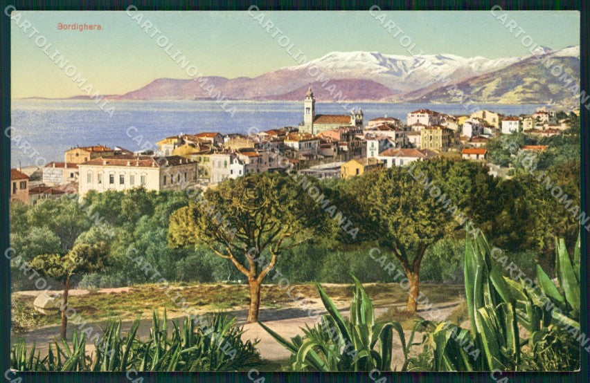 Imperia Bordighera cartolina MT3520 – fronte