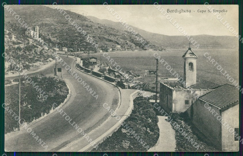 Imperia Bordighera Capo Sant'Ampelio cartolina MT3524 – fronte