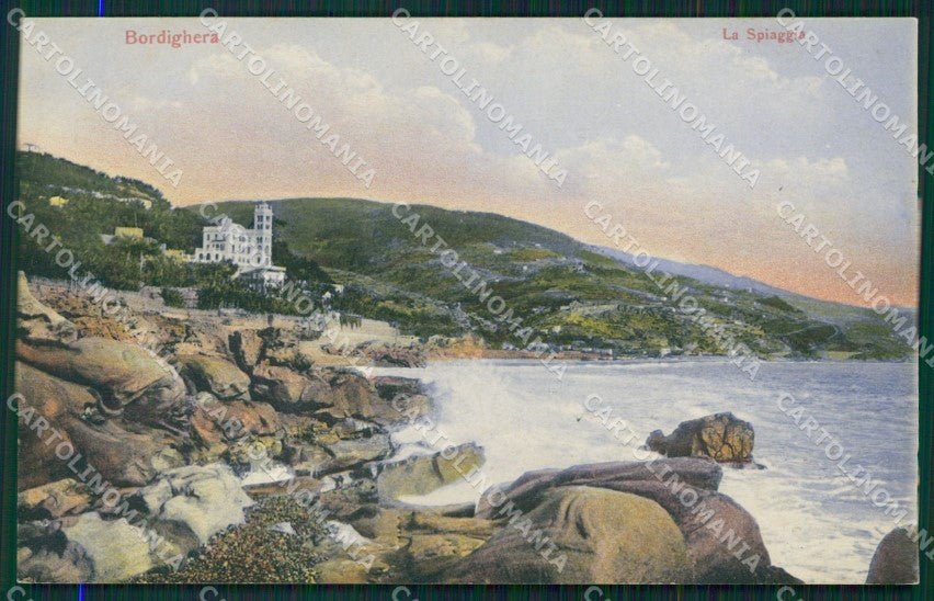 Imperia Bordighera cartolina MT3525 – fronte