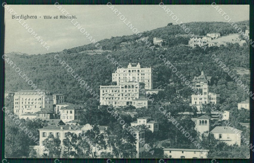 Imperia Bordighera cartolina MT3528 – fronte
