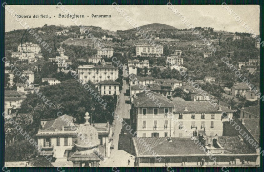 Imperia Bordighera cartolina MT3529 – fronte
