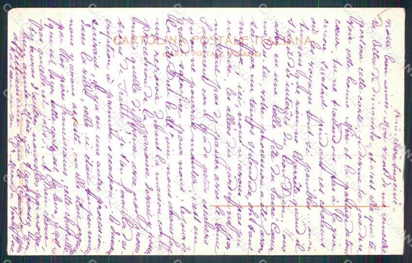 Imperia Bordighera Chiesa dei Frati cartolina MT3542 – retro