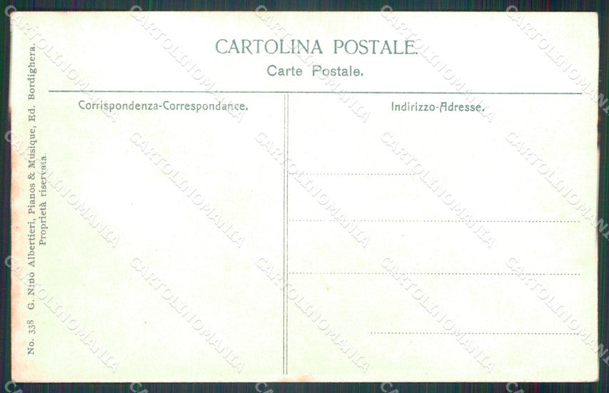 Imperia Bordighera Sant'Ampelio Cappella di cartolina MT3547 – retro