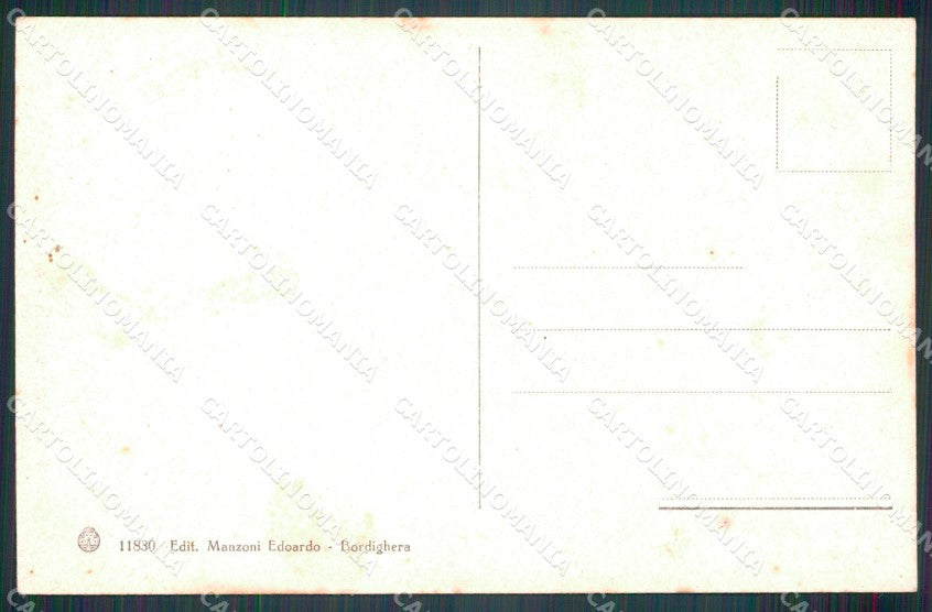 Imperia Bordighera Porta Sottana cartolina MT3548 – retro