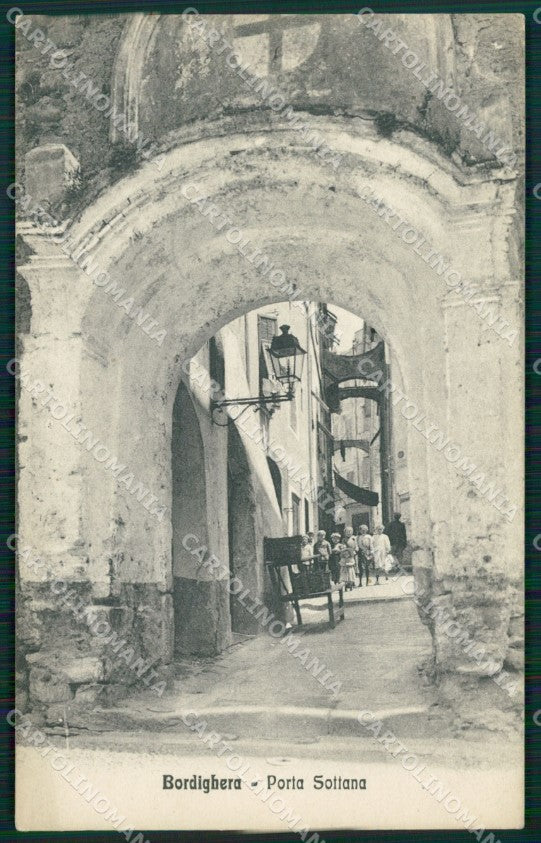 Imperia Bordighera Porta Sottana cartolina MT3549 – fronte