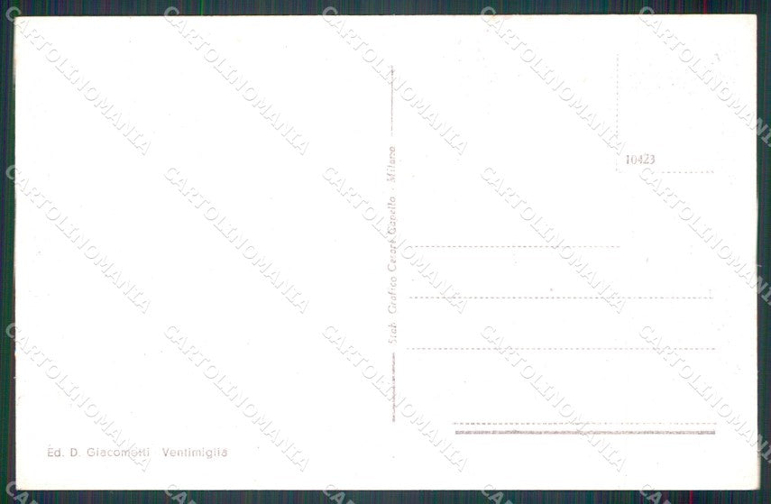 Imperia Dolceacqua cartolina MT3568 – retro