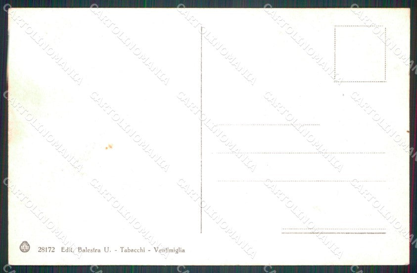 Imperia Dolceacqua cartolina MT3580 – retro