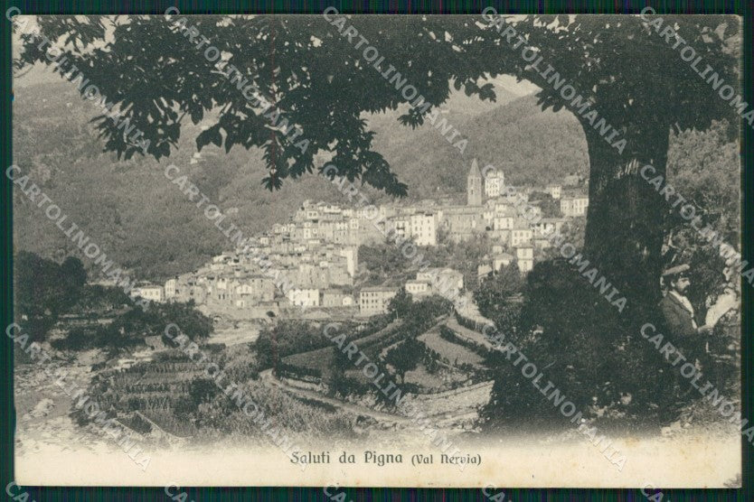Imperia Pigna Val Nervia cartolina MT3591 – fronte