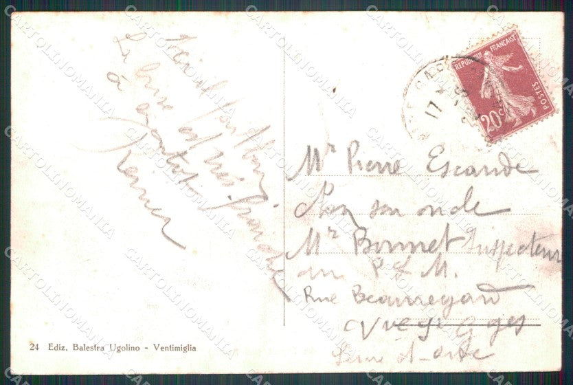 Imperia Pigna Val Nervia cartolina MT3591 – retro