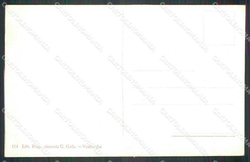 Imperia Ventimiglia Frontiera Saluti da cartolina MT3599 – retro