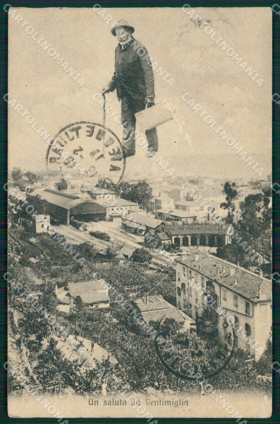 Imperia Ventimiglia Mary Poppins ABRASA cartolina MT3602 – fronte