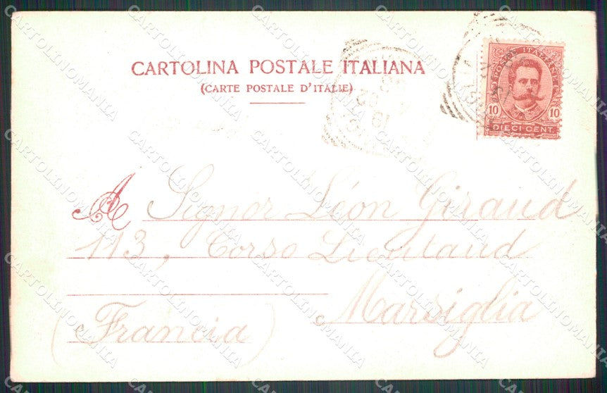 Imperia Ventimiglia Treno cartolina MT3606 – retro