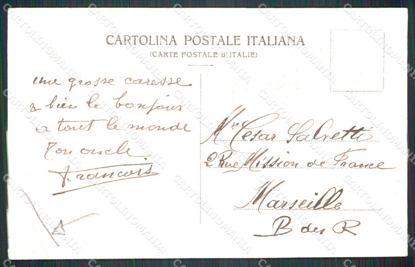 Imperia Ventimiglia Stazione Treno PIEGA cartolina MT3608 – retro