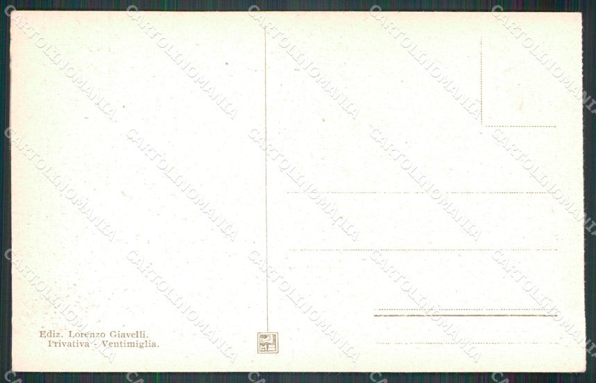 Imperia Ventimiglia cartolina MT3611 – retro