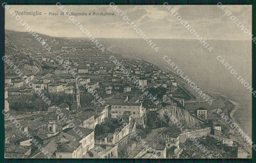 Imperia Ventimiglia Piani di Vallecrosia Bordighera cartolina MT3613 – fronte