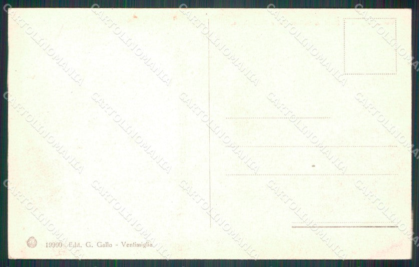 Imperia Ventimiglia Piani di Vallecrosia Bordighera cartolina MT3613 – retro