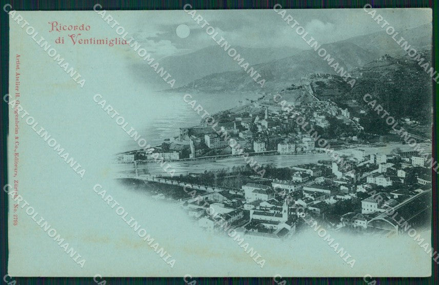 Imperia Ventimiglia Chiaro di Luna cartolina MT3614 – fronte