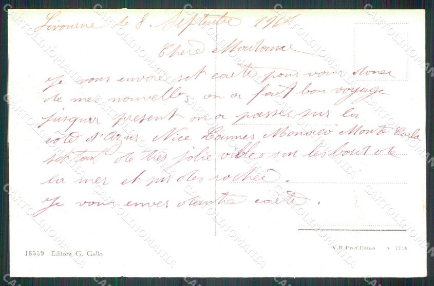Imperia Ventimiglia cartolina MT3617 – retro