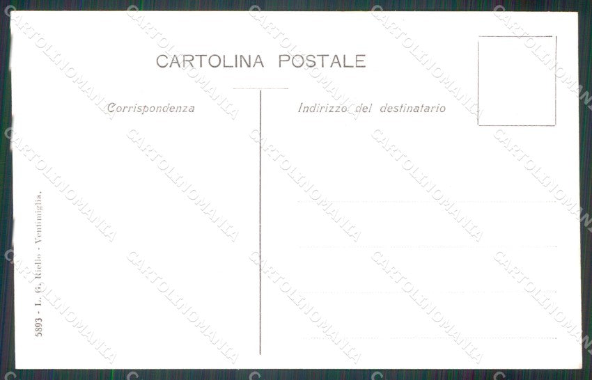 Imperia Ventimiglia Corso Principe Amedeo cartolina MT3628 – retro