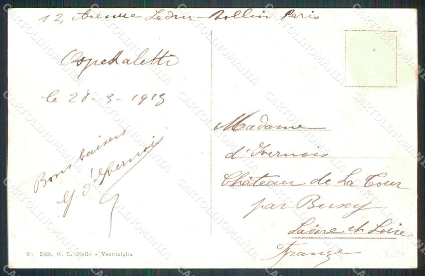 Imperia Ventimiglia cartolina MT3632 – retro