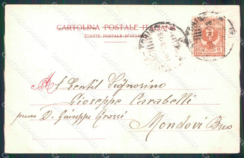 Imperia Ventimiglia Alta cartolina MT3635 – retro