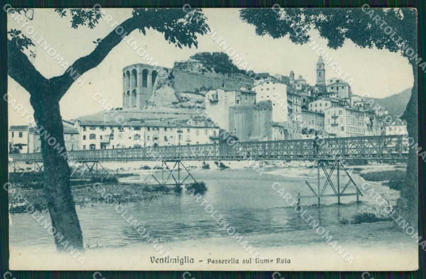 Imperia Ventimiglia Fiume Roia cartolina MT3638 – fronte