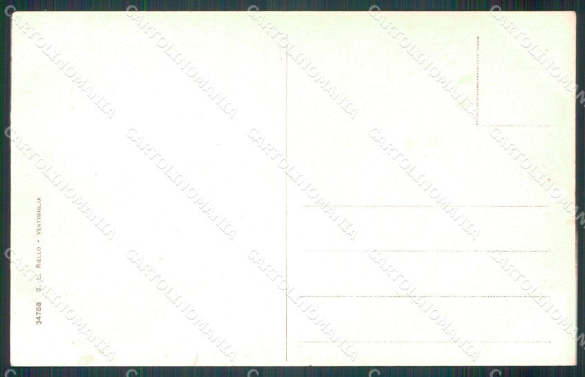 Imperia Ventimiglia Foce Fiume Roia Lavandaie ABRASA cartolina MT3646 – retro