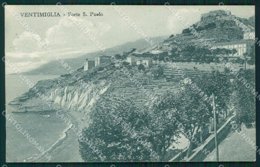 Imperia Ventimiglia Forte San Paolo cartolina MT3657 – fronte