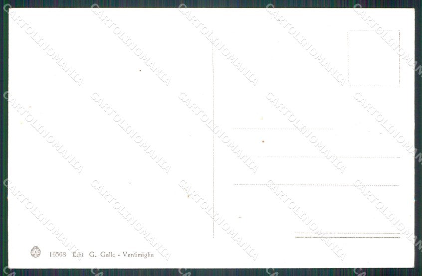 Imperia Ventimiglia Borgo Marina cartolina MT3659 – retro