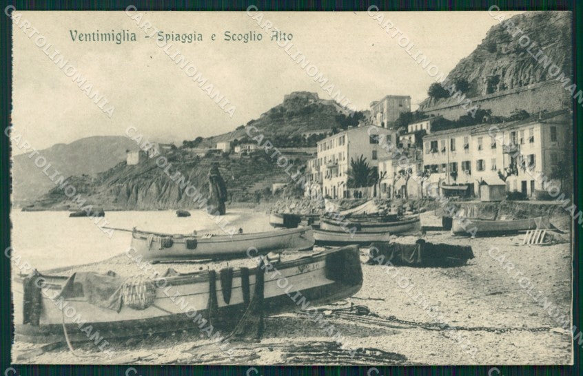 Imperia Ventimiglia Scoglio Alto Barche cartolina MT3662 – fronte