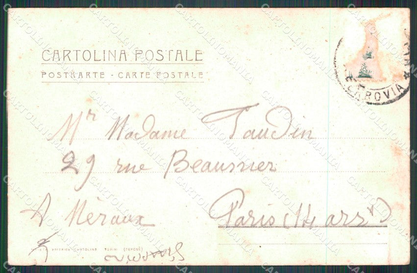 Imperia Ventimiglia Borgo Nuovo STRAPPINO cartolina MT3681 – retro