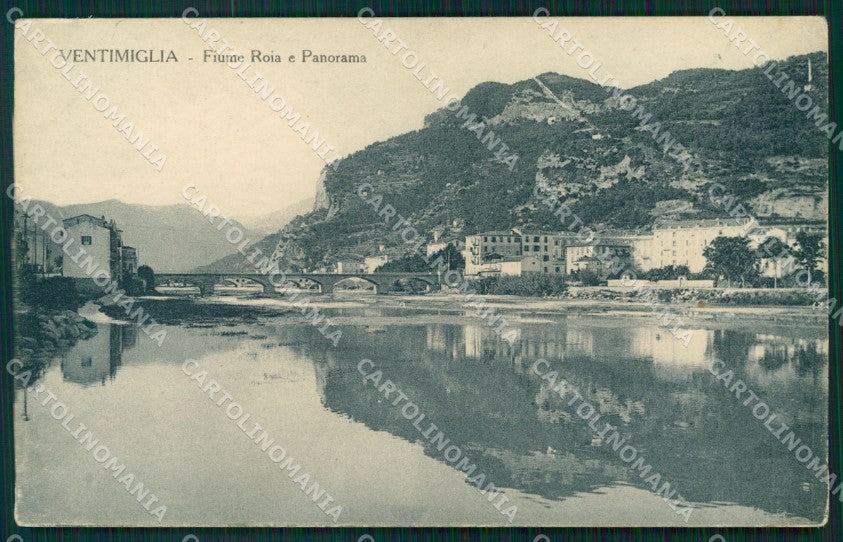 Imperia Ventimiglia Fiume Roia cartolina MT3682 – fronte
