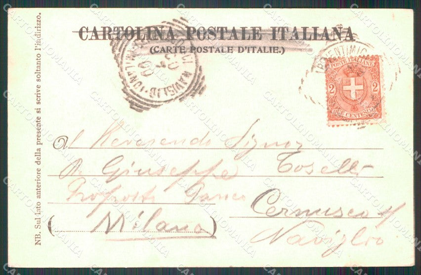 Imperia Ventimiglia PIEGHINA cartolina MT3686 – retro