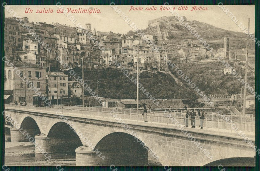 Imperia Ventimiglia Ponte sul Roia cartolina MT3689 – fronte