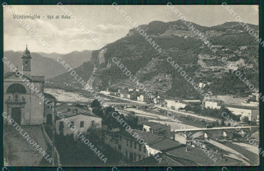 Imperia Ventimiglia Val di Roia cartolina MT3702 – fronte