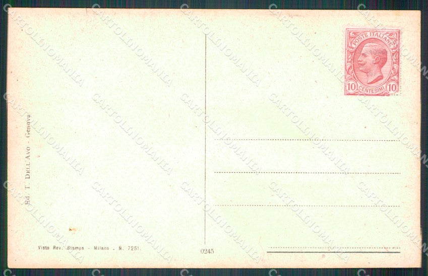 Imperia Ventimiglia Ponte San Luigi Confine cartolina MT3705 – retro
