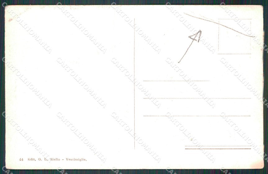 Imperia Ventimiglia PIEGA cartolina MT3708 – retro