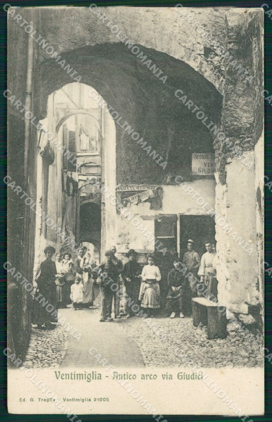 Imperia Ventimiglia Via Giudici cartolina MT3709 – fronte