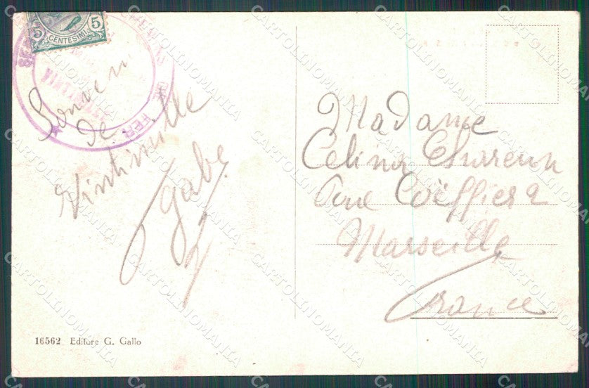 Imperia Ventimiglia Forte San Paolo cartolina MT3717 – retro