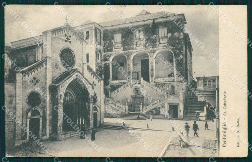 Imperia Ventimiglia Cattedrale SCOLLATA cartolina MT3720 – fronte