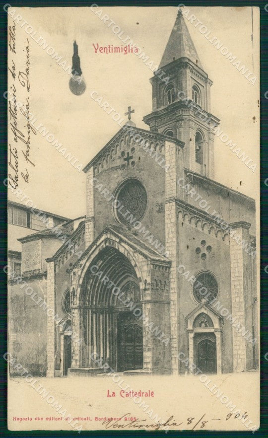 Imperia Ventimiglia Cattedrale STRAPPINO cartolina MT3721 – fronte