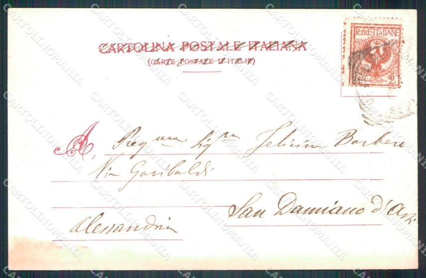 Imperia Ventimiglia Via Cavour Tram cartolina MT3724 – retro