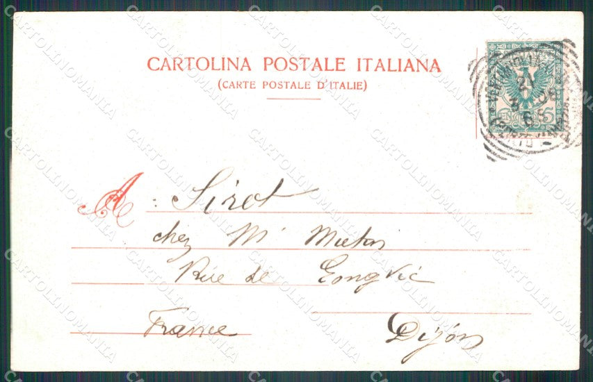 Imperia Ventimiglia Via Cavour cartolina MT3725 – retro